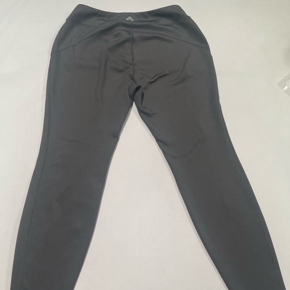 Techwick Gray Athletic Workout Leggings - Picture 2 of 6